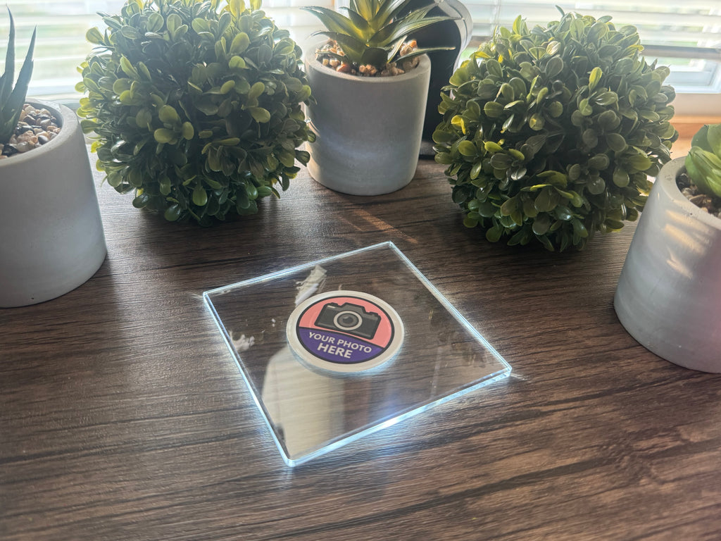 Square LED Coaster