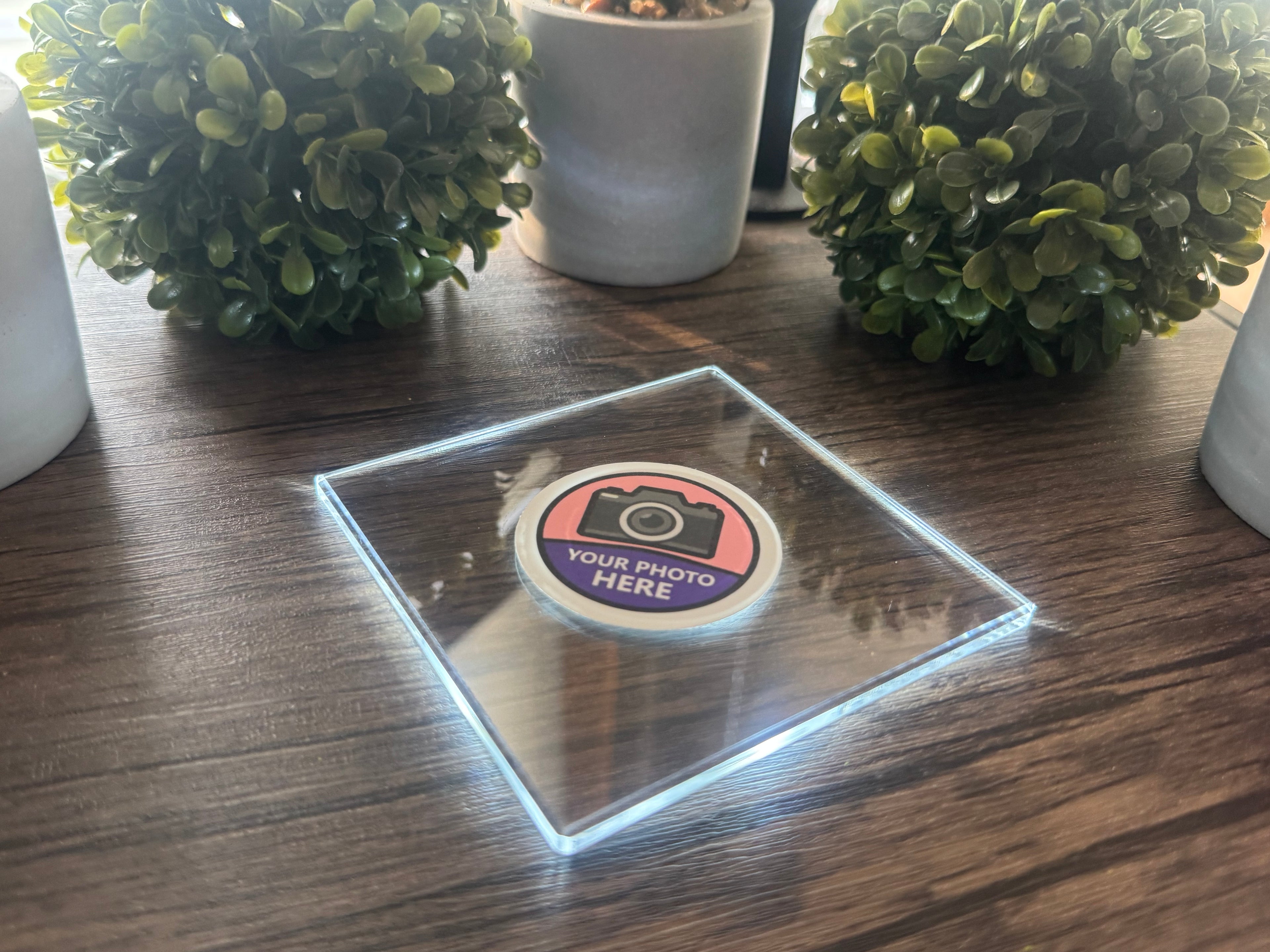 Square LED Coaster