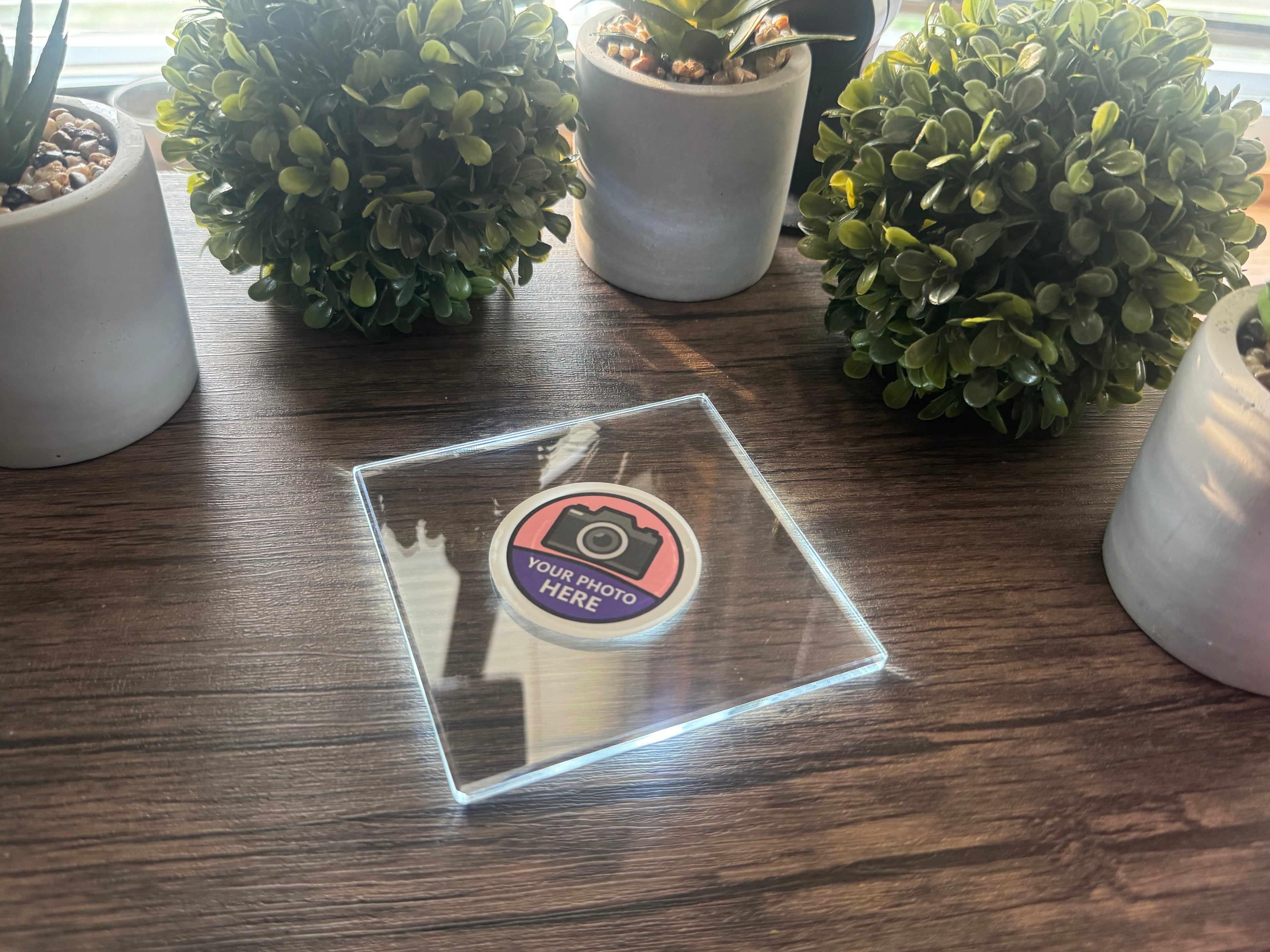 Square LED Coaster