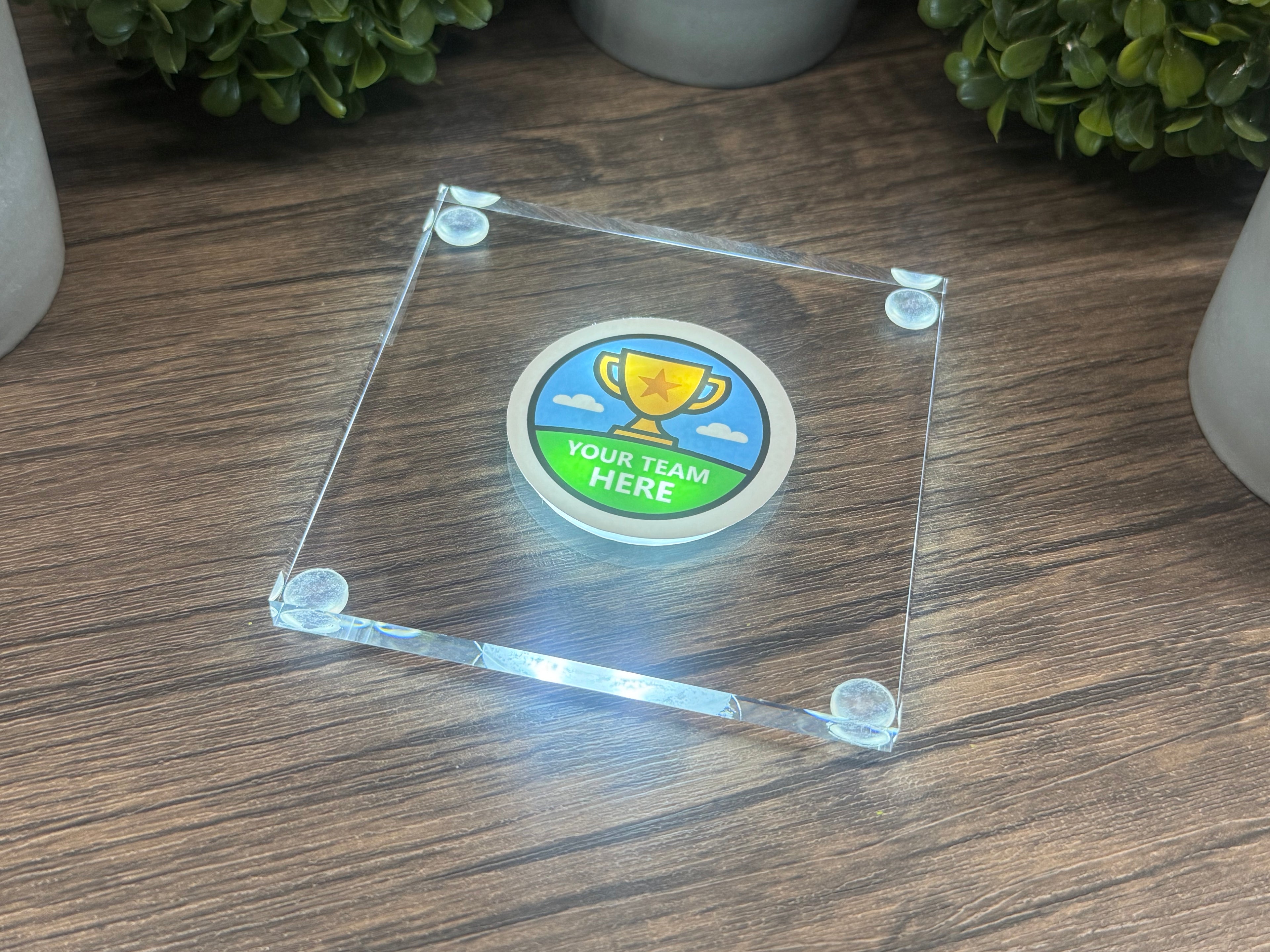 Premium Square LED Coaster