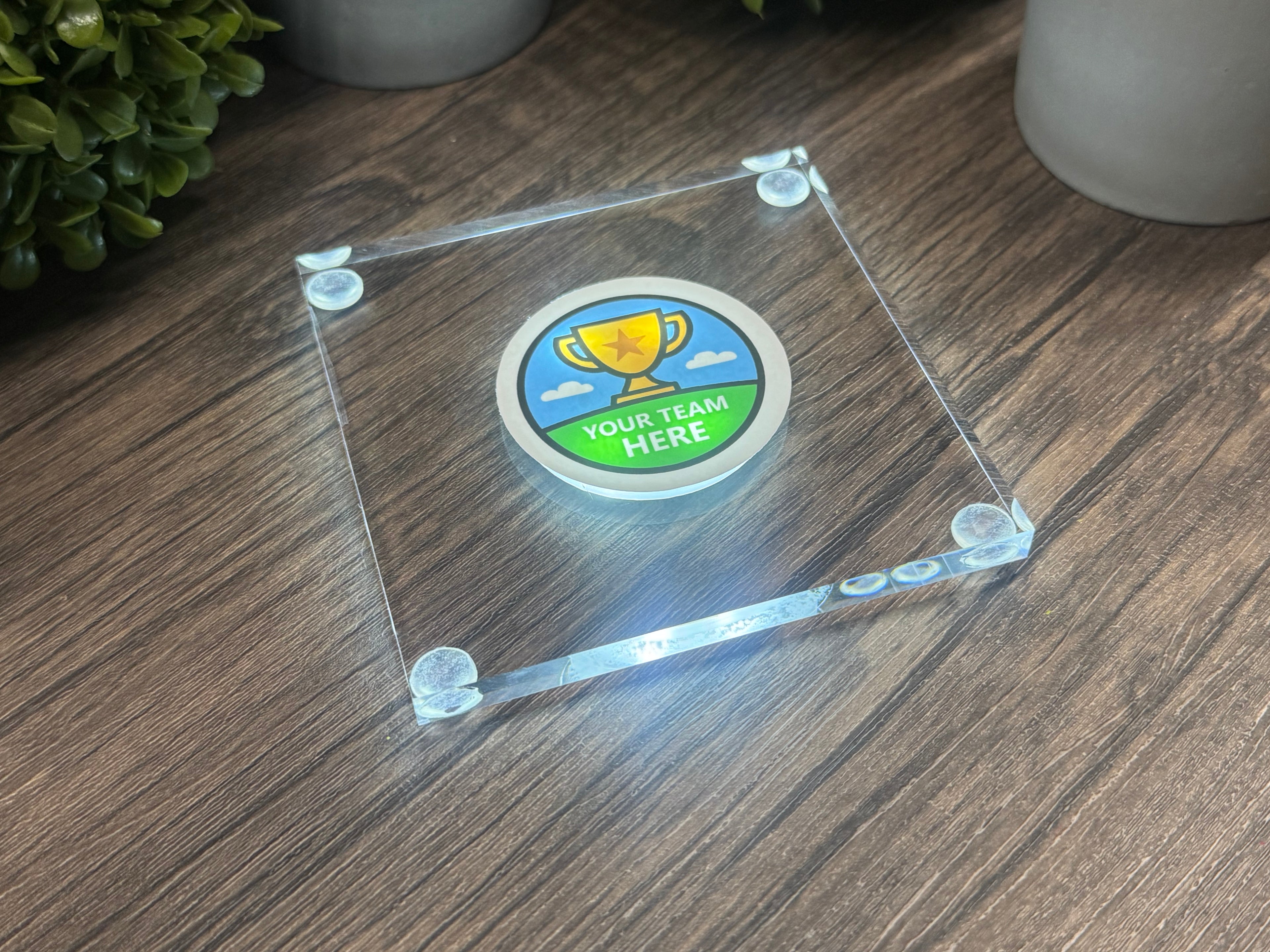 Premium Square LED Coaster