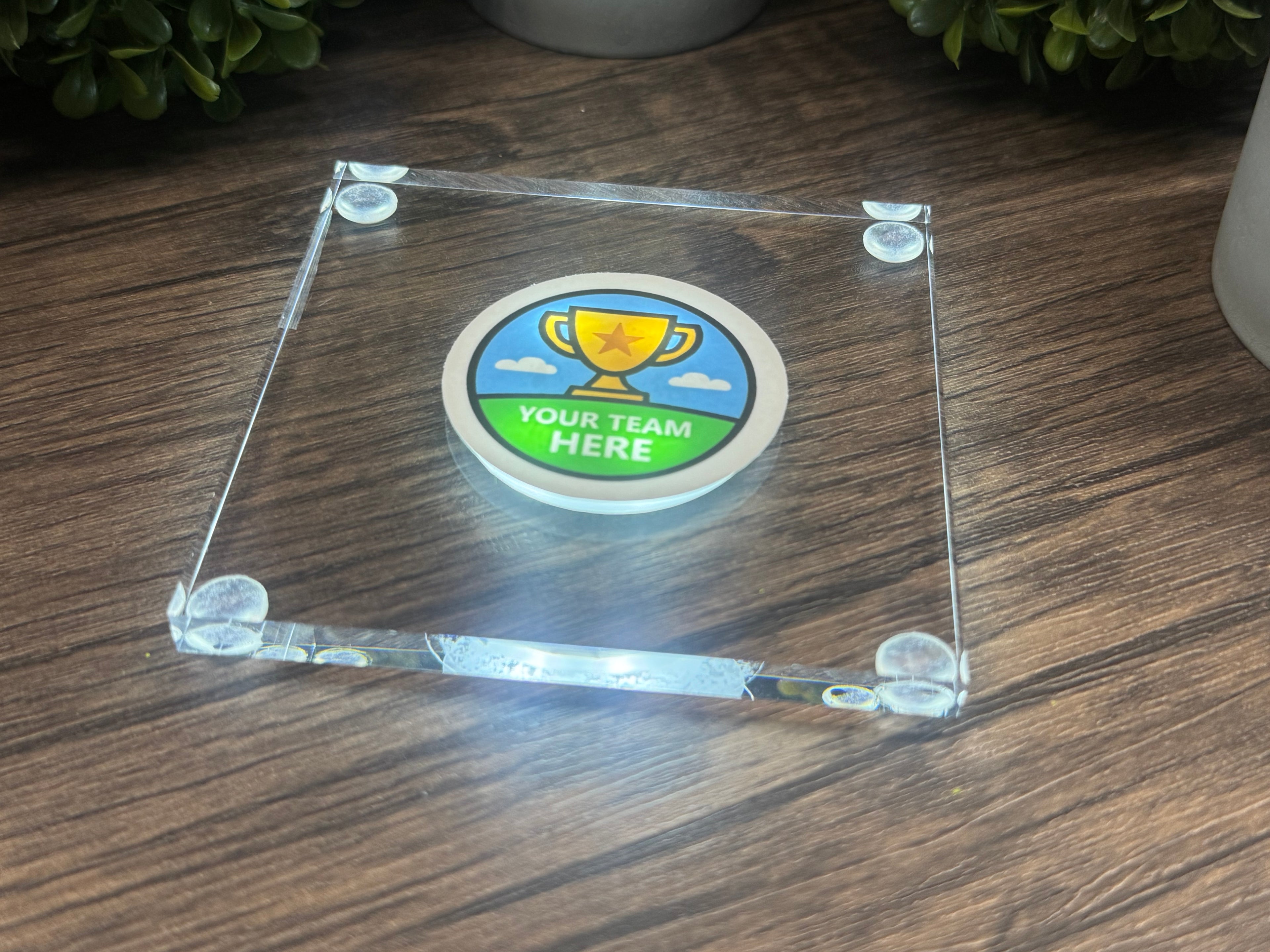 Premium Square LED Coaster