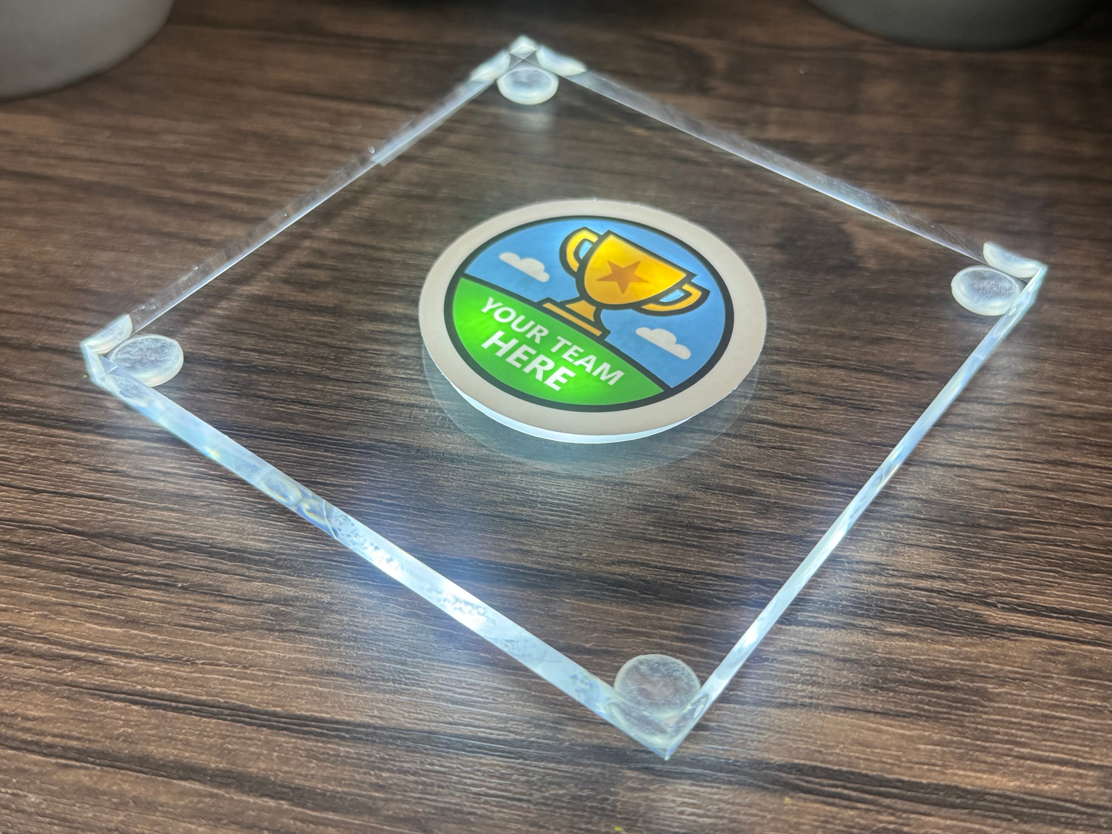 Premium Square LED Coaster