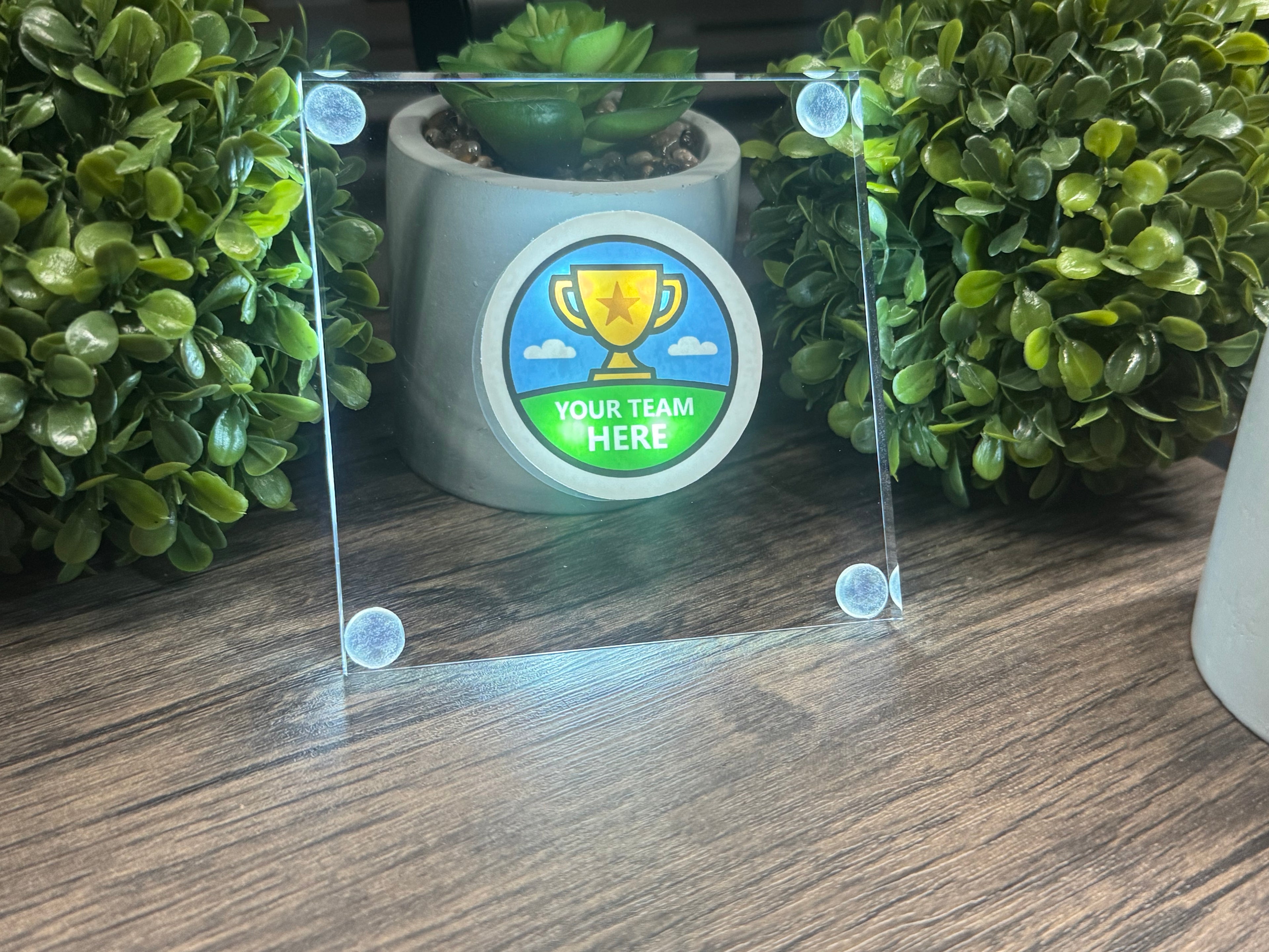 Premium Square LED Coaster