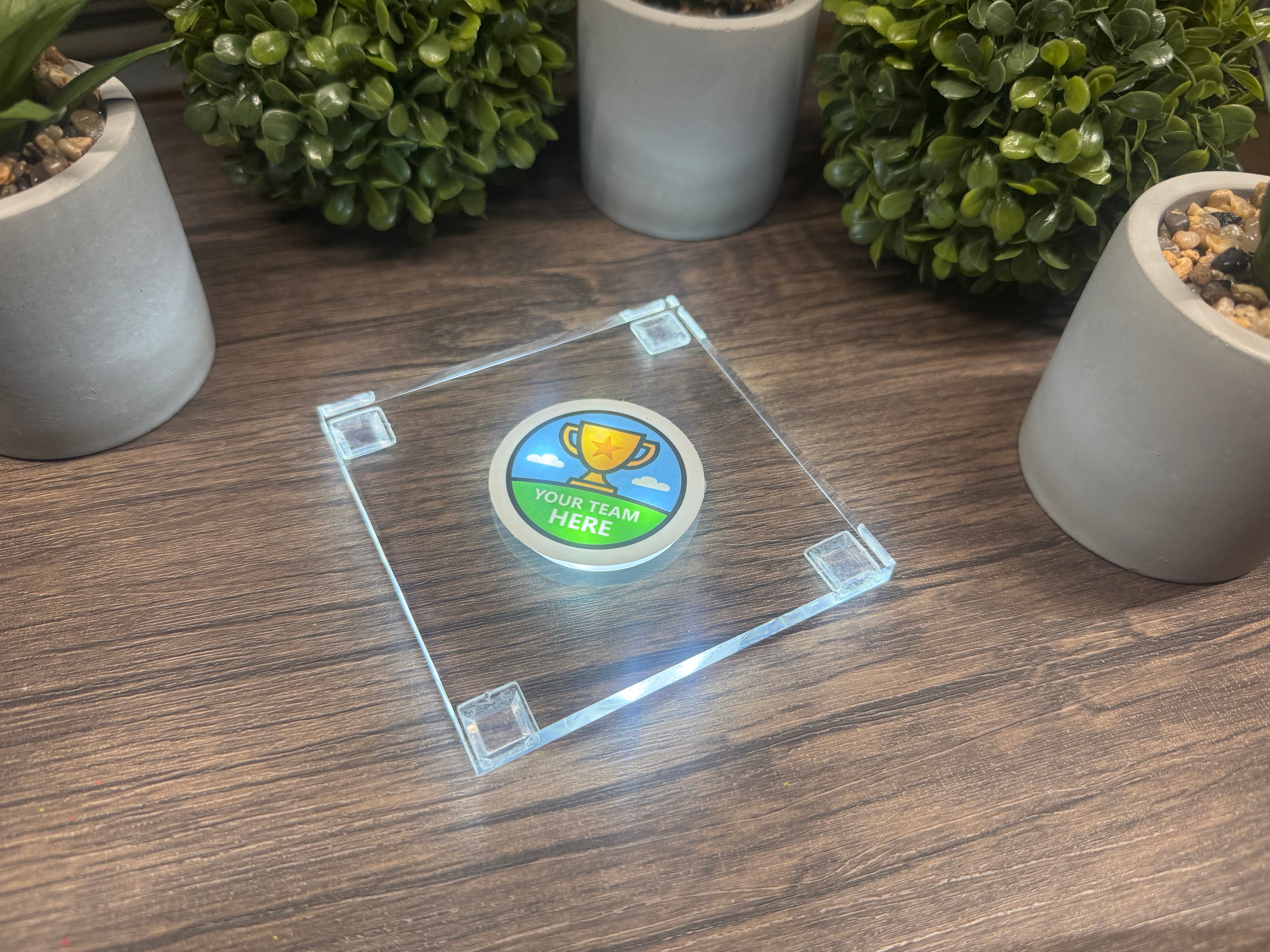 Baseball Diamond LED Coaster