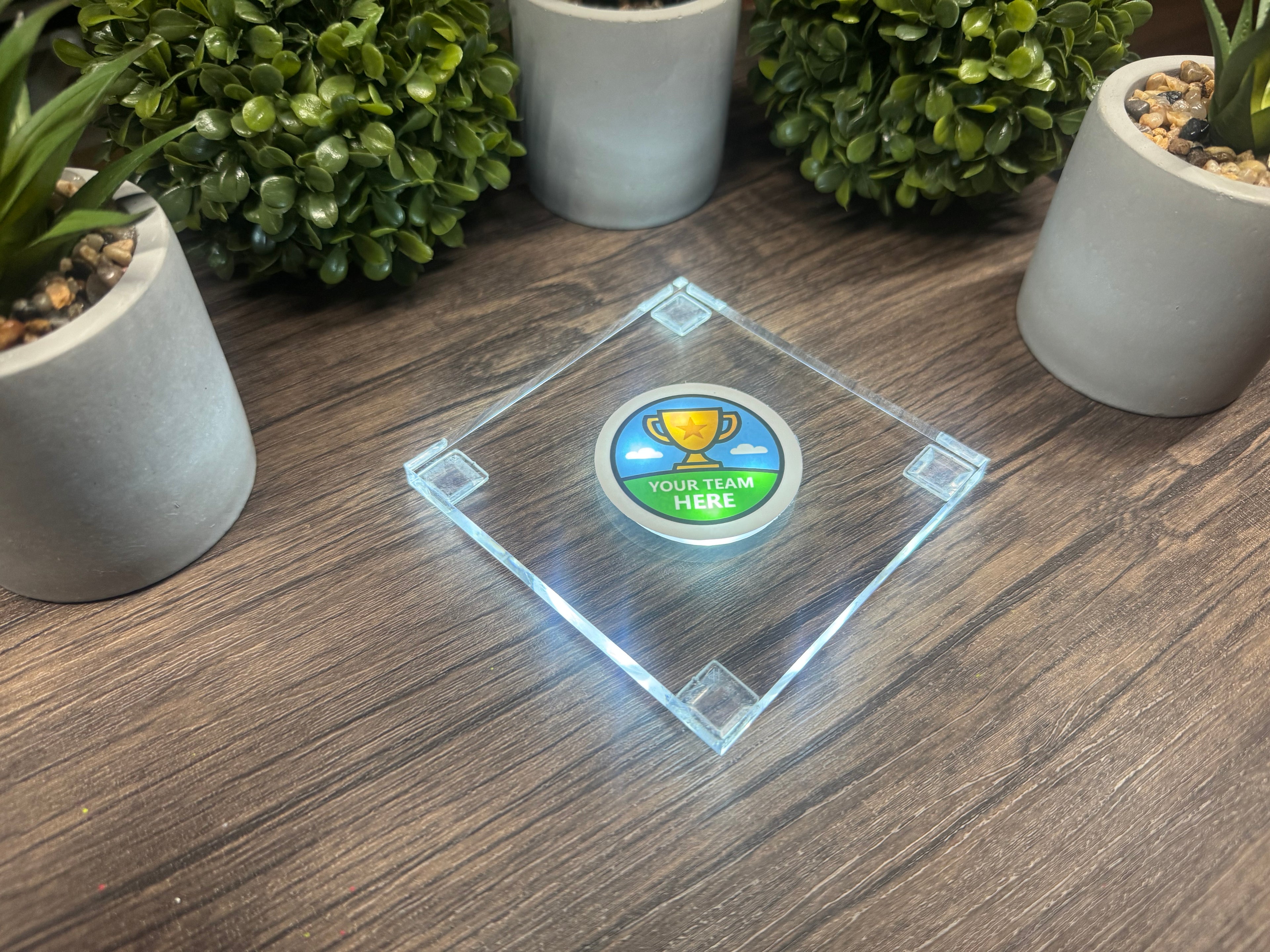 Baseball Diamond LED Coaster