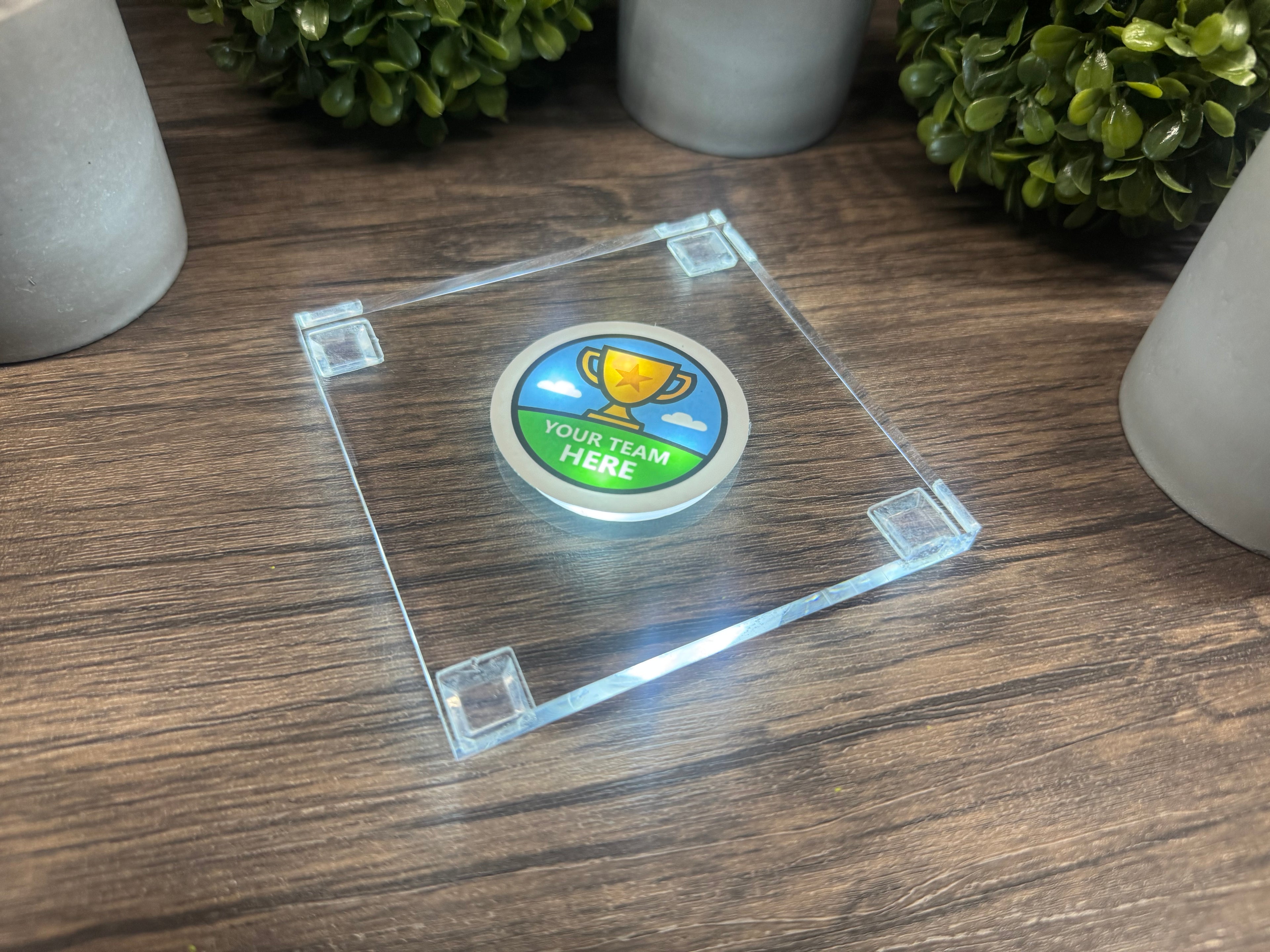 Baseball Diamond LED Coaster