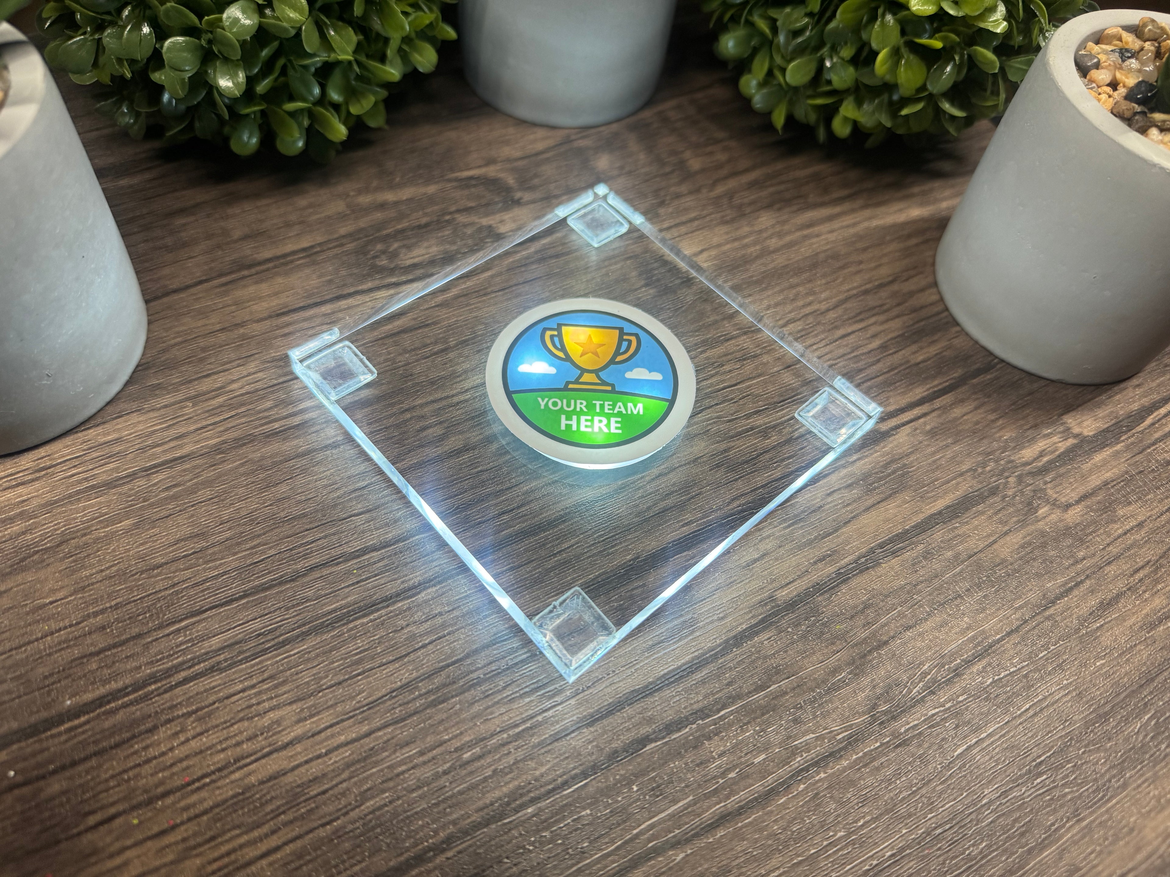 Baseball Diamond LED Coaster